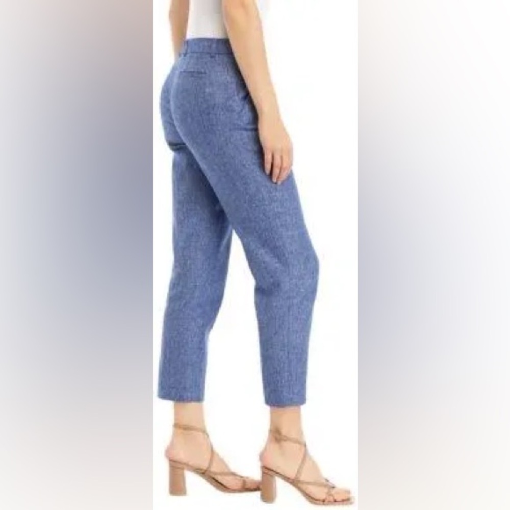 Anne Klein Petite Linen Pants Blue Color Size 14P